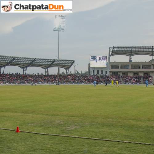 Match played at DehraDun International Cricket Stadium